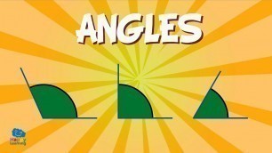 'Angles: measuring angles and their names! | Educational Videos for Kids'