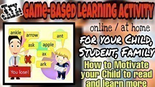 'GAME BASED LEARNING ACTIVITY FOR KIDS TO ADULT | How to Motivate Your Child & Student |Cher Ey Bi Si'