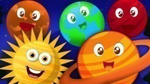 'Planeta Piosenka dla dzieci | Wideo edukacyjne | Planet Song For Kids'