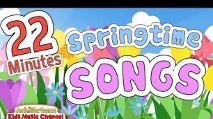'Springtime Songs! | 22 Minutes of Springtime Music for Kids | Jack Hartmann'