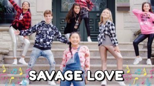 'Savage Love - Jason Derulo [Official Music Video] | Mini Pop Kids Cover'