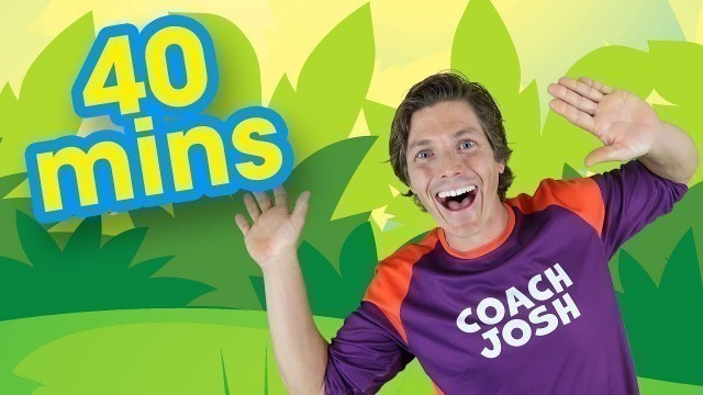 '40 Mins Compilation | Fun Fitness Videos for Children | Coach Josh'