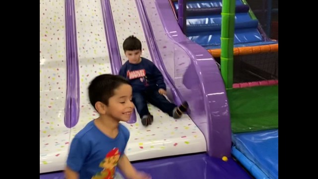 'Gigi &Chris having fun with their cousins @ Kids Empire'