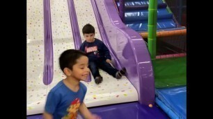 'Gigi &Chris having fun with their cousins @ Kids Empire'