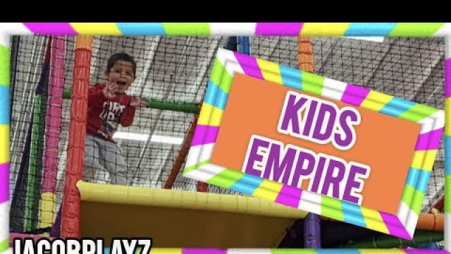 'Jacobplayz with GIANT blocks at the Kids Empire in Anaheim California.'