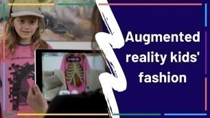'Augmented reality t-shirt design | AR kids\' fashion'