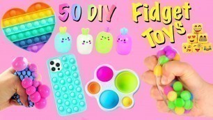 '50 DIY - FIDGET TOYS IDEAS - Viral TIKTOK Fidget Toys Compilation - Funny POP ITs and more..'
