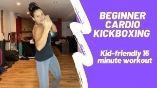 'RECESS BREAK | Beginner Kickboxing | 15 minutes of fitness for kids'