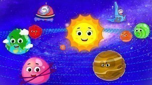 'The Planets Song | Nursery Rhymes for Children | Cartoon Videos for Kids | Preschool Learning Videos'