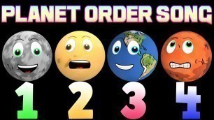 'Planet Order Song | Solar System for Kids'