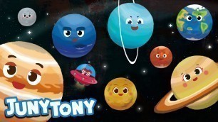 'The Eight Planets | Space Song for Kids | Solar System | Planet Song | Science Song | JunyTony'