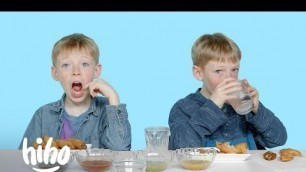 'Identical Twins Compete in a Spice Challenge | Kids Try | HiHo Kids'