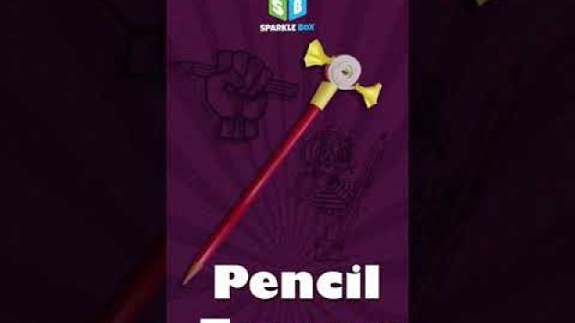 'DIY Pencil Topper | Easy DIYs for kids | Papercrafts for kids | Sparkle Box'