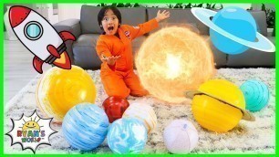 'Learn about the planets in our solar system for Kids with Ryan!'