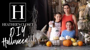'Halloween DIYs with my Kids | Heather Dubrow'