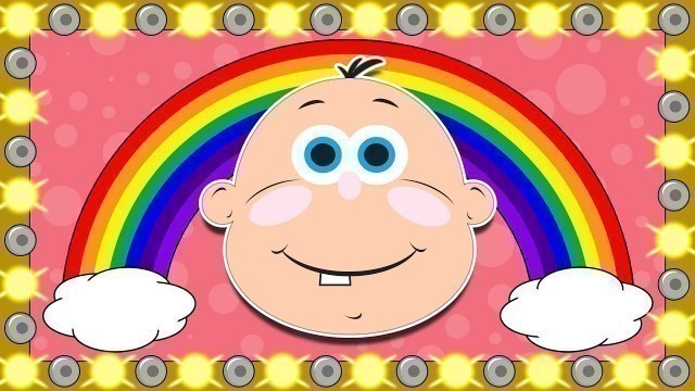 'The Baby Big Mouth Kids Music Show | Rockin\' Rainbow | Learn Colours for Children'