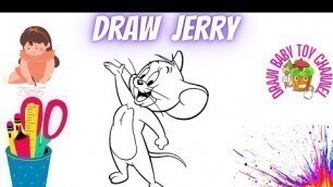 'draw a jerry / how to draw  jerry /art for kids hub / step by step /drawing for baby / drawings'