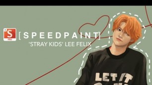 '[iPad 3 SPEEDPAINT] Felix Lee • Stray Kids (autodesk sketchbook pro)'