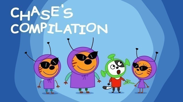 'Kid-E-Cats | Chase\'s compilation | Cartoons for Kids about Space and Aliens 