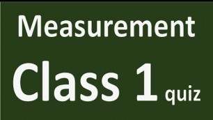 'Class 1 maths |  Measurement | maths quiz for class1 | chapter 6 |'
