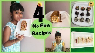 'BEST FIRELESS RECIPES FOR KIDS | NO FIRE COOKING | KIDS COOKING | EASY RECIPES FOR KIDS | FUNSHOTS'