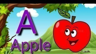 'ABCD for kids ! Alphabet Learning !! kid\'s space !! Kid\'s Learning Video'