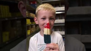 'Kids Try GUMMY Rocket Pop at Vat19'