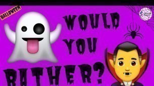 'WOULD YOU RATHER HALLOWEEN? WORKOUT - PE AT HOME ACTIVITIES KIDS FUN FITNESS - PROF RAMON LIMA'
