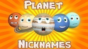 'Planet Names for Kids | Planet Nicknames | Solar System Kids'