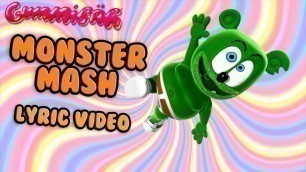 'MONSTER MASH Lyric Video Gummy Bear Song for Halloween'