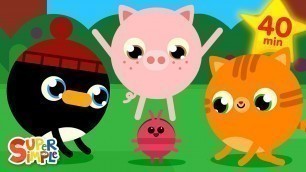 'The Roly Poly Roll | + More Kids Songs | Super Simple Songs'