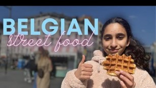 'Trying Belgian street food ⎮ Exploring Belgian cuisine with kids ⎮ Tips from a local!'