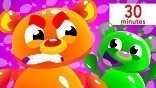 'Mega Gummy Bears, Baby Shark, and more! | Kids Songs | by Little Angel'