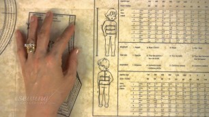 'How to Read the Measurement Chart on the Pattern Sheet Kids (FREE SAMPLE)'