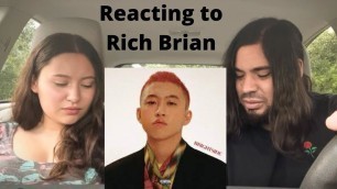 'Girlfriend First Time Ever Listening & Reacting to Rich Brian- LAGOON (Artist Reacts)'
