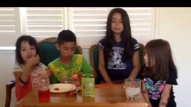 'Kids Trying Random Food'