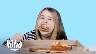 'Kids Try Pizzas From Across America | Kids Try | HiHo Kids'