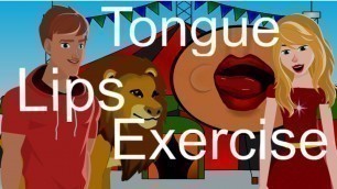 'Oral motor exercises for kids, training for tongue and lips, tongue circles,  CIRCUS of John+Sally'