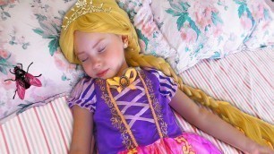 'Alice Pretend Princess Rapunzel | Funny Stories by kids smile tv'