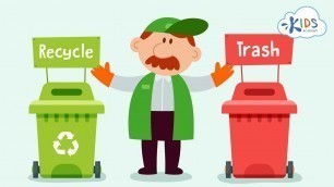 'Recycling for Kids | Recycling Plastic, Glass and Paper | Recycle Symbol | Kids Academy'