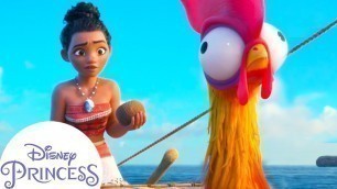'Moana & HeiHei\'s Ocean Adventure | Kids Cartoon | Disney Princess'