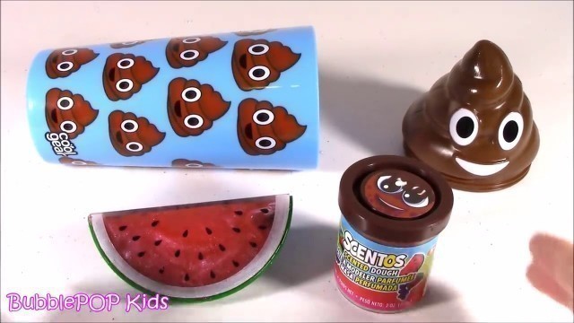 'BubblePOP Kids! Cutting OPEN My Sister\'s Homemade Squishies 2! Monkey SLIME! Watermelon! Orbeez Stre'
