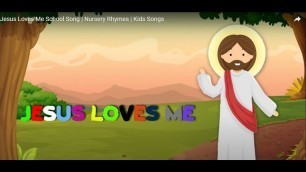 'Jesus Loves Me School Song | Nursery Rhymes | Kids Songs'