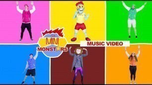 'The Warm Up Song | Kids Exercise Videos | The Mini Monstars'