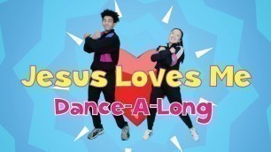 'Jesus Loves Me Remix |@CJ and Friends Dance-A-Long with Lyrics |@Listener Kids Music'