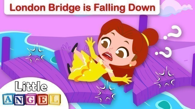 'London Bridge Is Falling Down | Princess Belle | Fun Kids Songs & Nursery Rhymes by Little Angel'