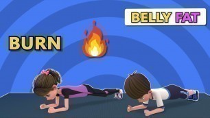 '7 DAY CHALLENGE: BURN BELLY FAT FOR KIDS!| Kids Exercise'