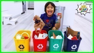 'Ryan Recycling and learn ways to help save the planet!!!'