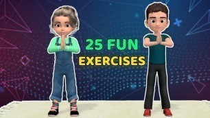 '25 AMAZING EXERCISES FOR KIDS – FUN WORKOUT'