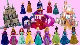 'MagiClip Princess Dress Mix Up with 3 Different Castles'